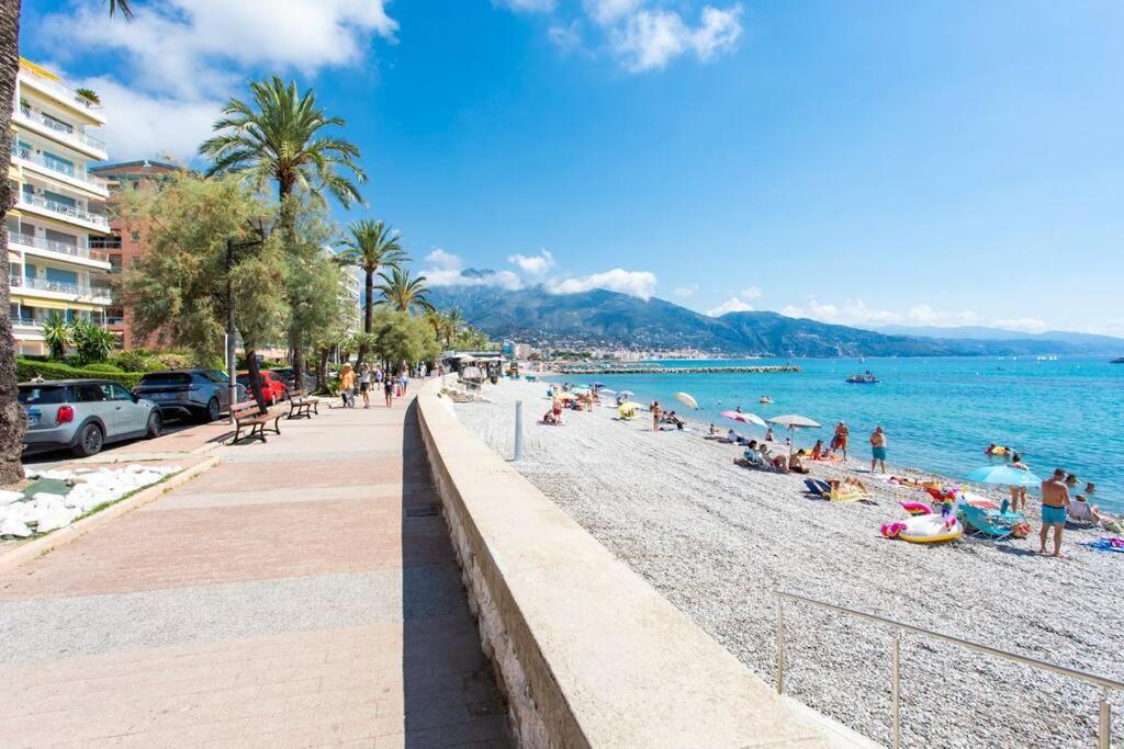 La Perle 2 P Terrasse Vue Mer 1Min Plage Clim Rocabruna Exterior foto